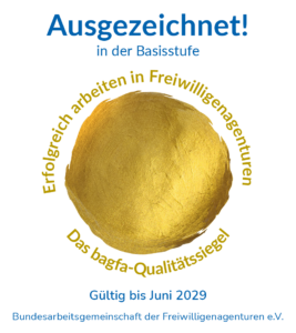BAGFA QMS Siegel FreiwilligenAgentur Mitte